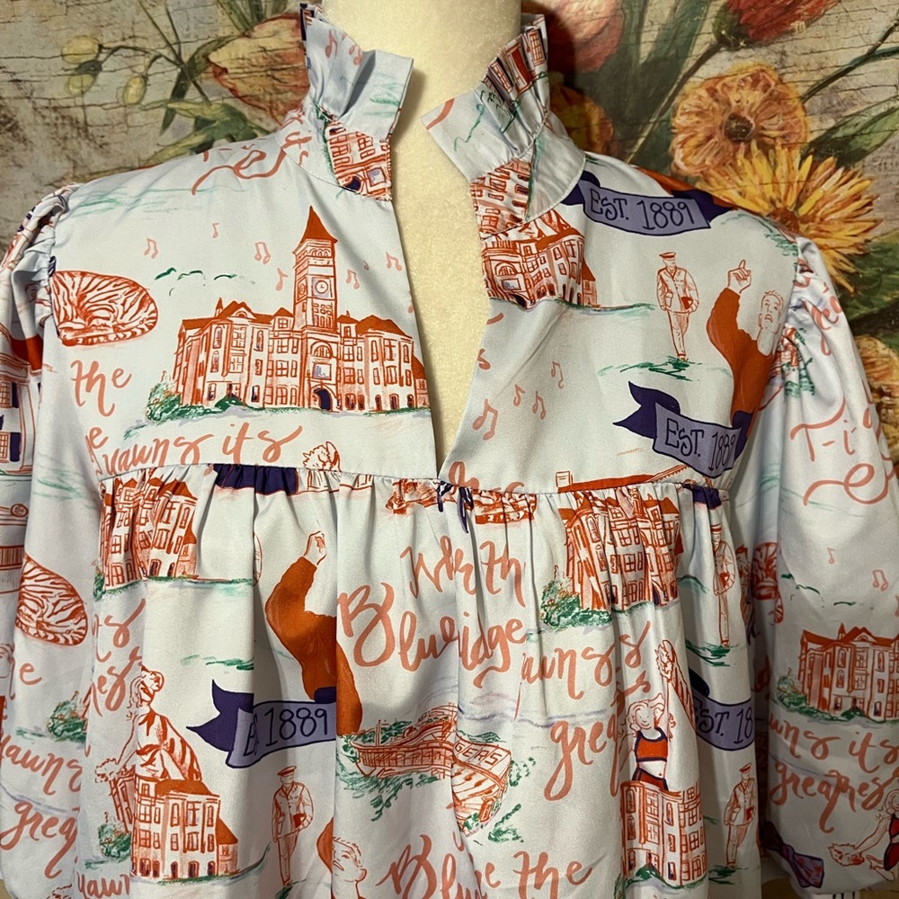 Sz 2XL Smith & Quinn LSU Tigers Toile Top